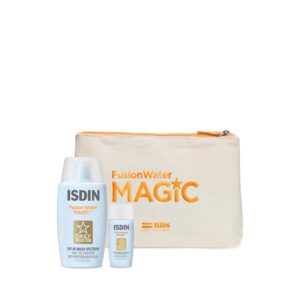 ISDIN’s Amazon gift set sets you up to be protected from photoaging – at home & on the go, with a FWM 50ML & FWM 10ML in a cute makeup bag