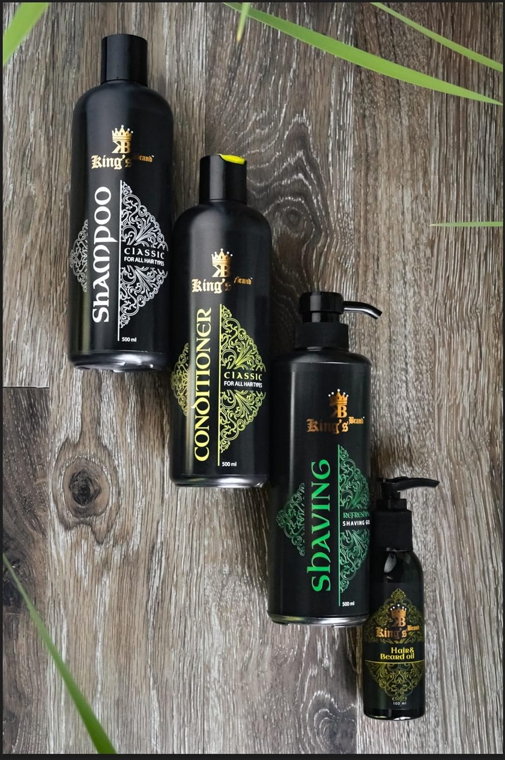 King's Brand Hair & Beard Oil Premium Professional Quality with Aloe Vera Extract 3.38 OZ - Image 2