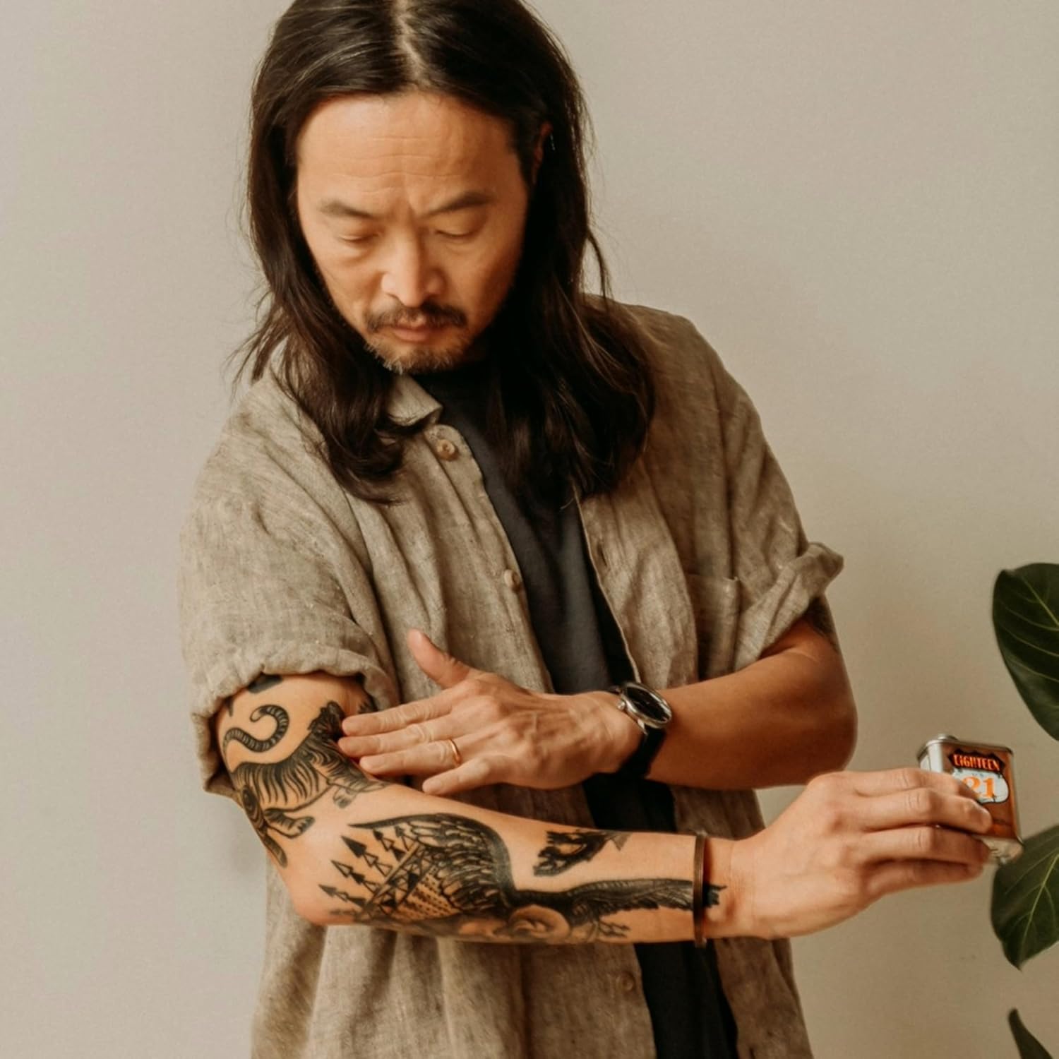 18.21 Man Made Hair, Skin & Beard Oil for Men, 4 Scents - Non-Greasy, Conditioning Balm with Castor Seed, Jojoba, and Argan Oils - Premium Tattoo and Mustache Care Products - Image 6