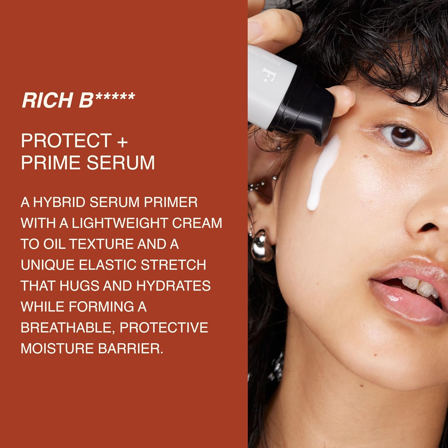 Freck Beauty RICH Beotch Hydrating Gripping Primer - Serum Makeup Primer, Lightweight Cream to Oil Texture, Moisture Barrier to Proctect and Balance Skin - Image 5