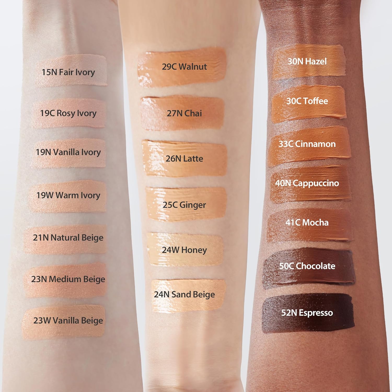 milktouch Cushion Foundation, 24H Flawless Skin, Radiant Shine, No Oxidation, Long-Lasting, Non-Creasing, 60% Hydrating Skincare Infused Korean Foundation, Valentines Gifts (23N Medium Beige) - Image 7