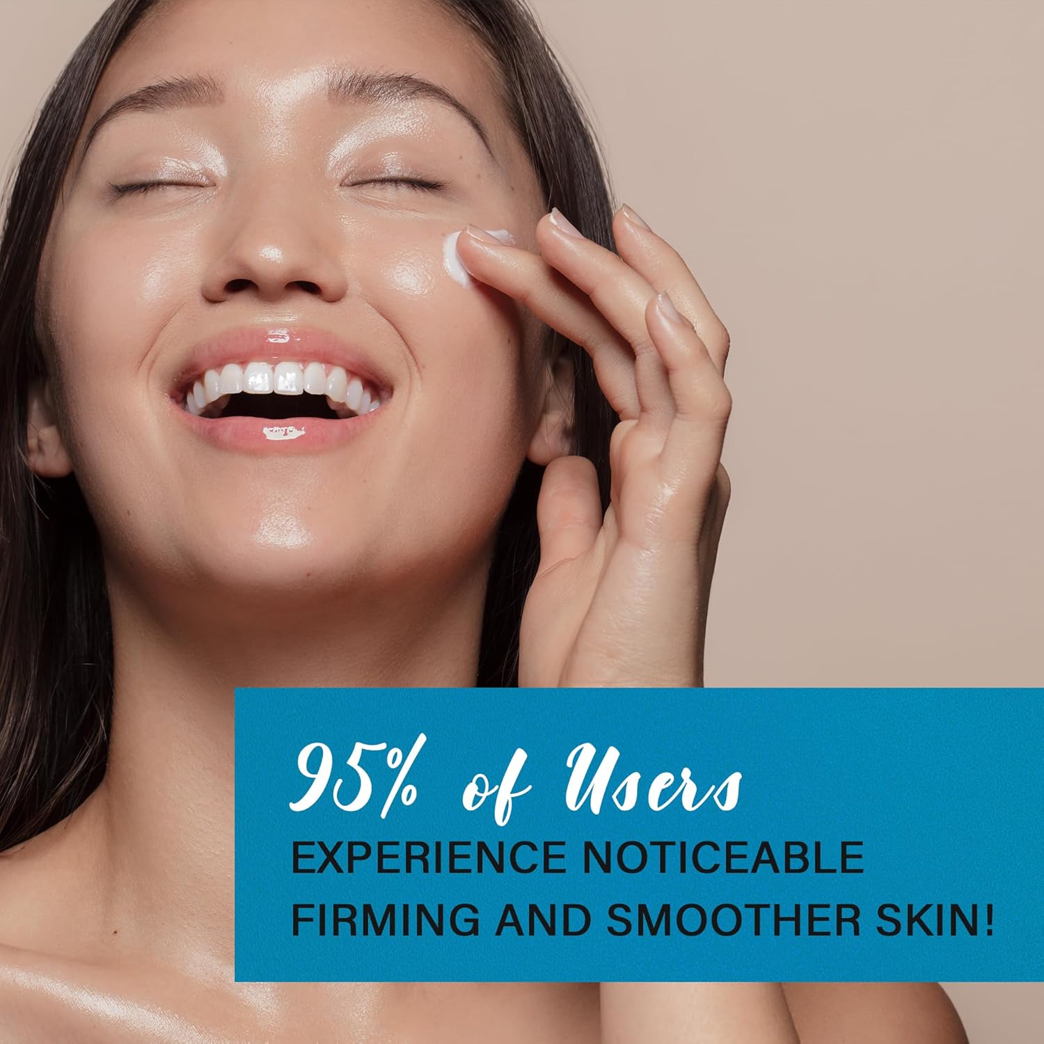 Tighten and Lift Neck Cream: Instant Face Lift Cream - 6-in-1 Anti-Aging Face Moisturizer for Anti-Wrinkle, Firm - Collagen, Retinol, Peptides & Hyaluronic Acid Neck Firming Cream for Skin Care - Image 9