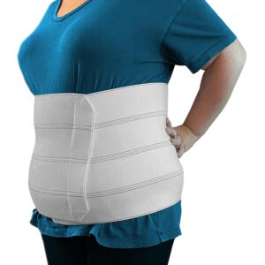 MARS WELLNESS Premium Plus Size Bariatric Abdominal Binder – 12″ 4 Section/Panel – Bariatric Binder Abdominal Brace for Men or Women – Fits Waist Sizes 55″ – 72″