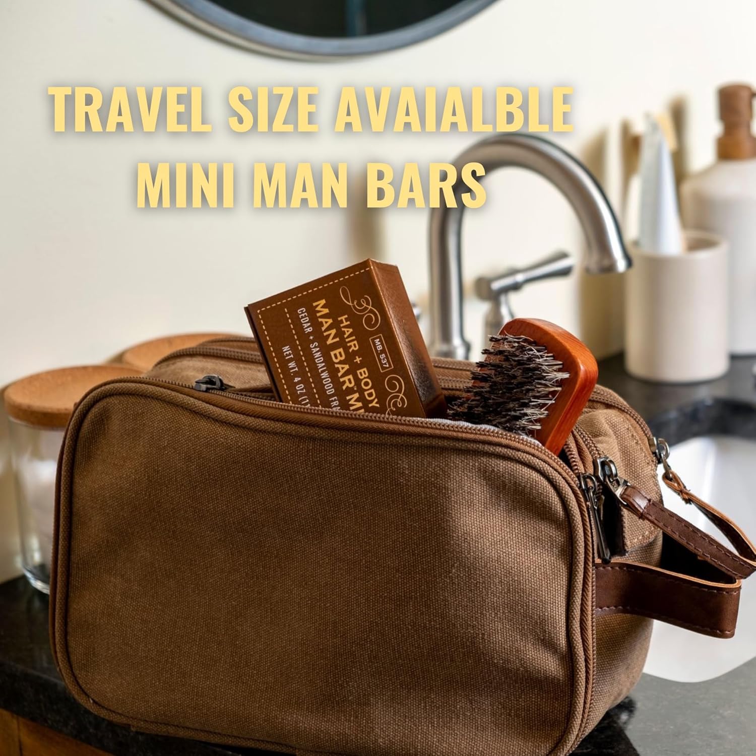 San Francisco Soap Co Man Bar 3-Piece Gift Set - No Harmful Chemicals - Good for All Skin Types - Made in the USA - Image 8