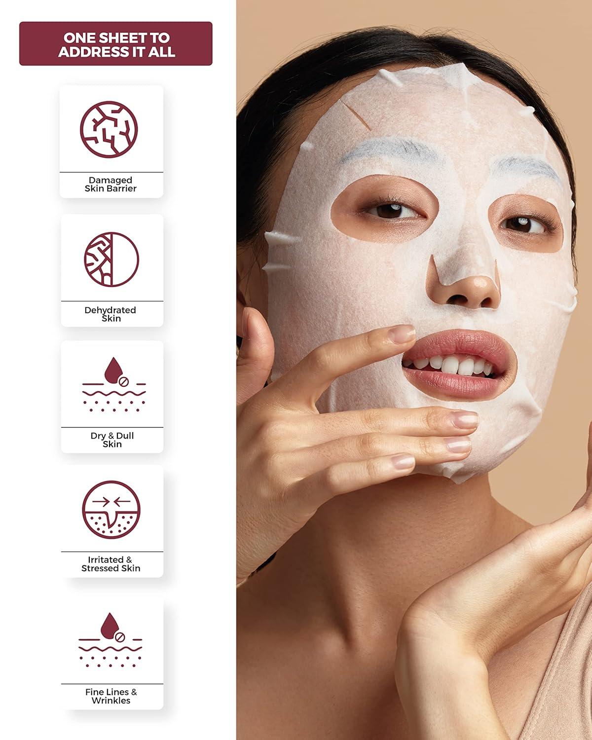 CENTELLIAN 24 Madeca Derma Face Mask (Intensive, 10pc) - Soothing Cotton Sheet Mask for Sensitive, All Skin Types, 24-Hour Hydration. Premium Korean Skin Care. TECA, Centella Asiatica, Madecassoside - Image 4