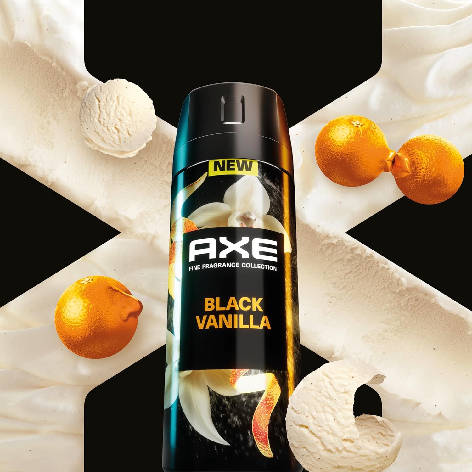 Axe Fine Fragrance Collection Premium Body Spray Black Vanilla with Orange + Sandalwood 3 Count with 72H Odor Protection Aluminum-Free 4 oz - Image 7