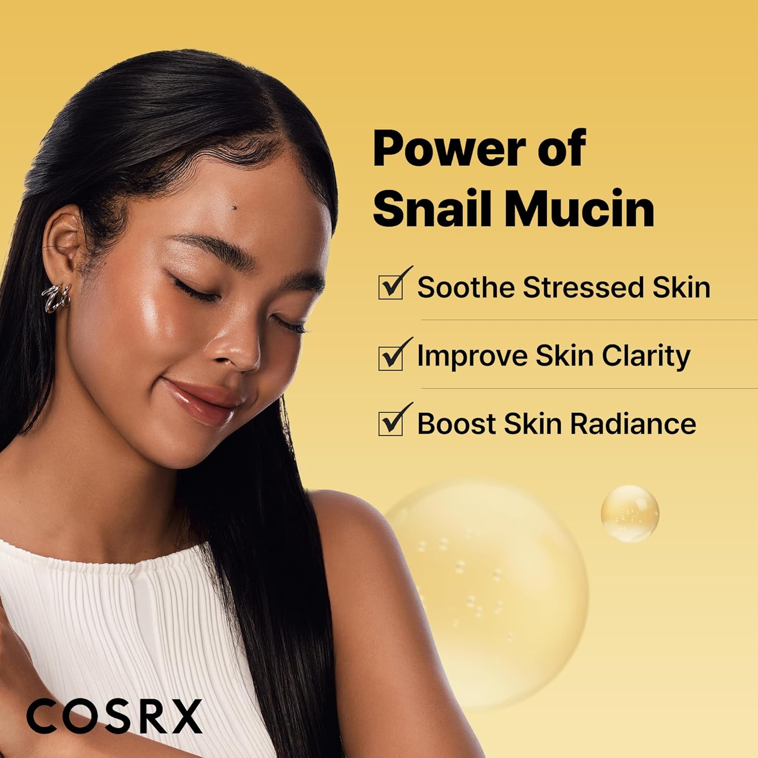 COSRX All About Snail Mucin Korean Skin Care Set, Mini Travel Essentials, Travel Size Gift Set with Snail Mucin Face Wash, Serum, Moisturizer & Eye Cream, Rejuvenating Kit - Image 6