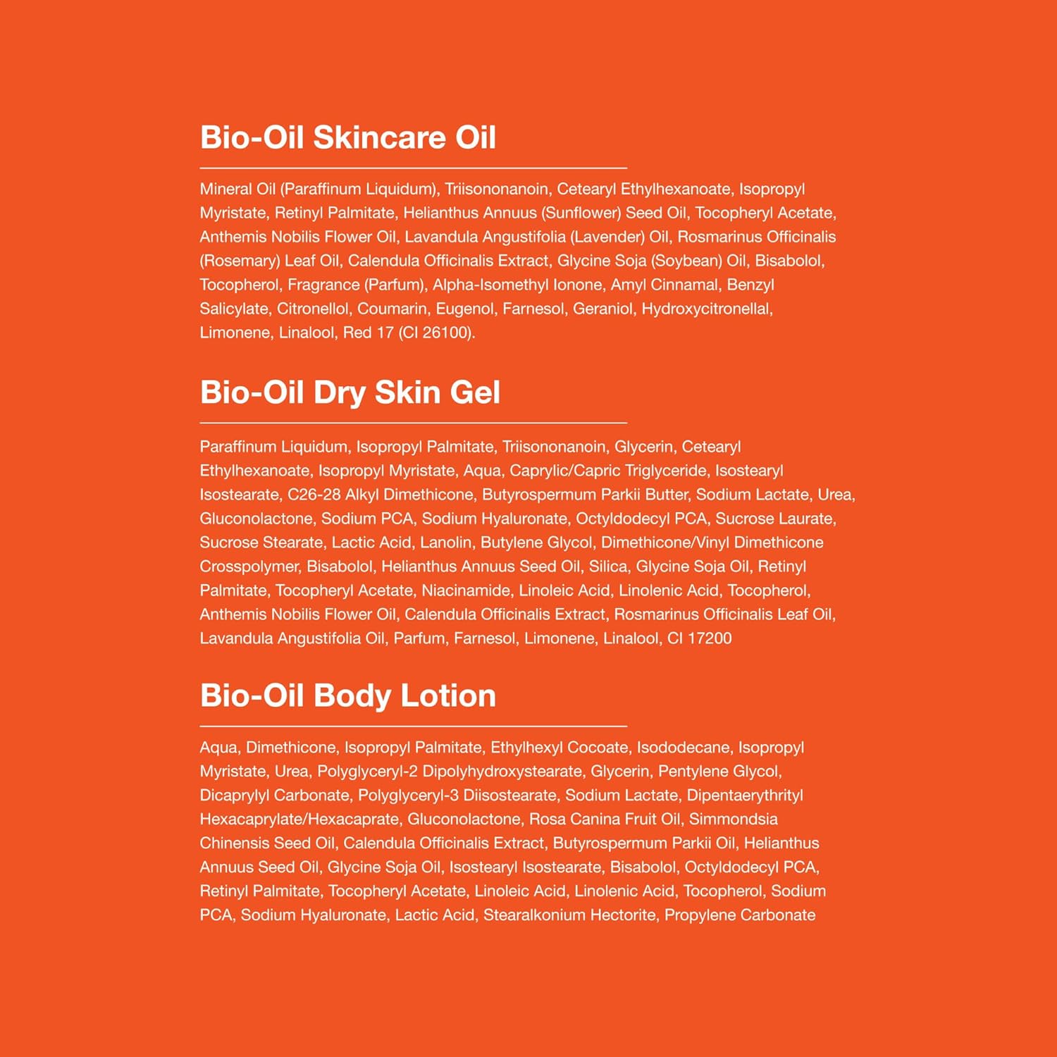 Bio-Oil Skincare Set for Scars, Stretch Marks, and Dry Skin, 3 Pc Travel Size Kit Includes Skin Care Oil (2 oz), Dry Skin Gel (1.7 oz), and Body Lotion (5.7 oz), Pregnancy and Maternity Stretch Marks - Image 8