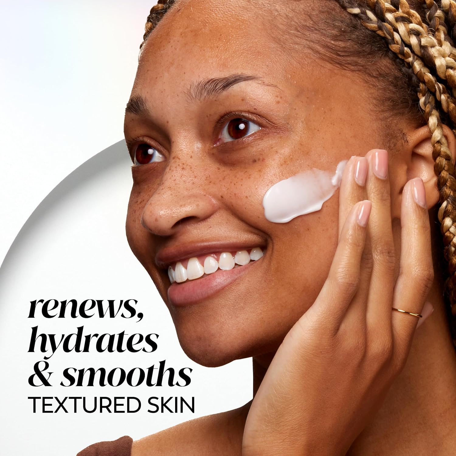 Olay Retinol Face Moisturizer, Smooth & Renew Cream for Women, Fragrance-Free - Anti-Aging, Anti-Wrinkle, Smooth Fine Lines, Tightening, Brightening - Recyclable Sustainable Eco Jar, Non-Greasy, 2 Oz - Image 2