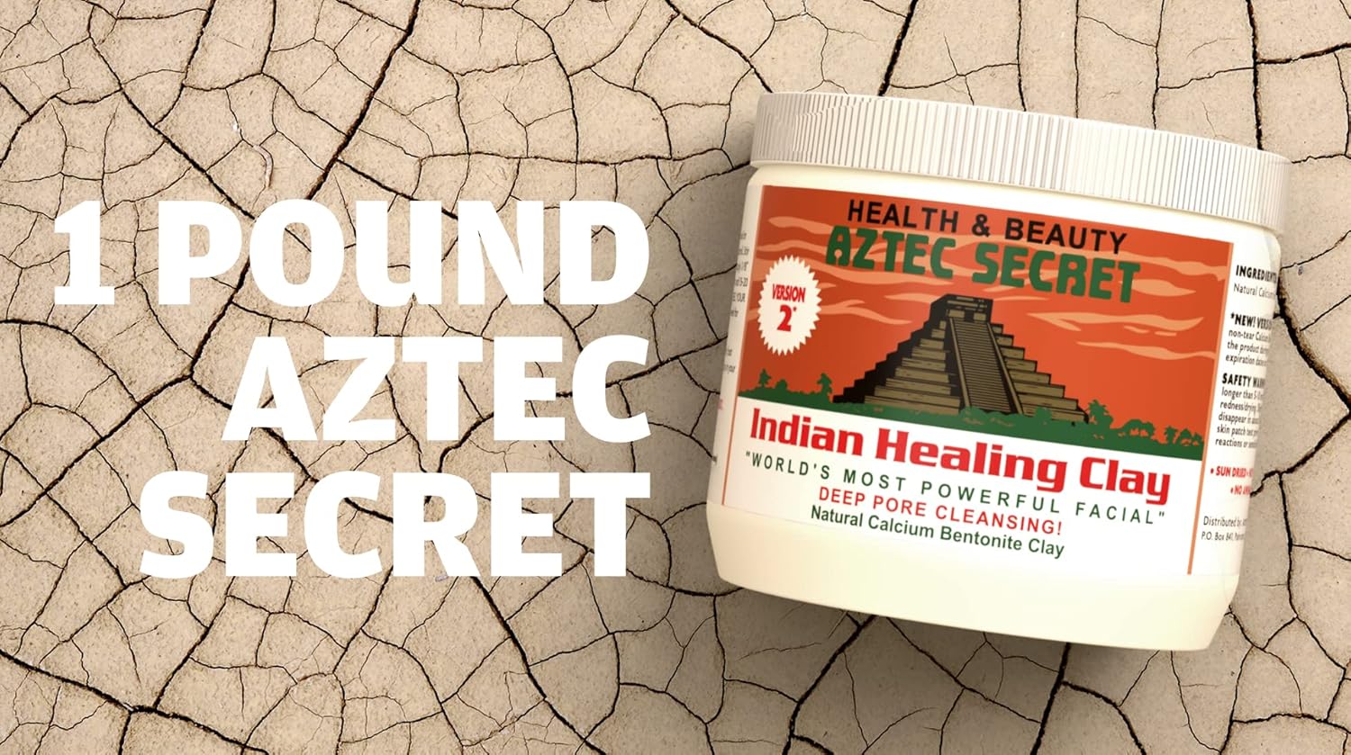 Aztec Secret Aztec Clay Premium Mask Set by Etana Beauty – All-In-One Kit Includes 1lb Indian Healing Clay, 16oz Bragg's Apple Cider Vinegar, Natural Bamboo Bowl, Stir, Scoop, Brush & Tote - Image 5