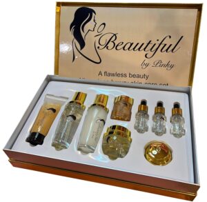 Skin Care Set, Luxurious 9-Piece Facial & Body Lotion Set for Flawless Beauty
