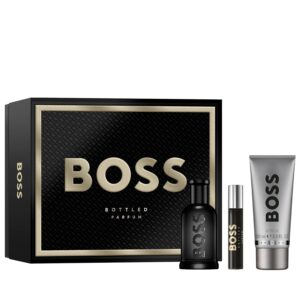 Hugo Boss Bottled Parfum – Woody Ambery Men’s Cologne – With Notes of Leather, Orris & Wood – Long Lasting Fragrance