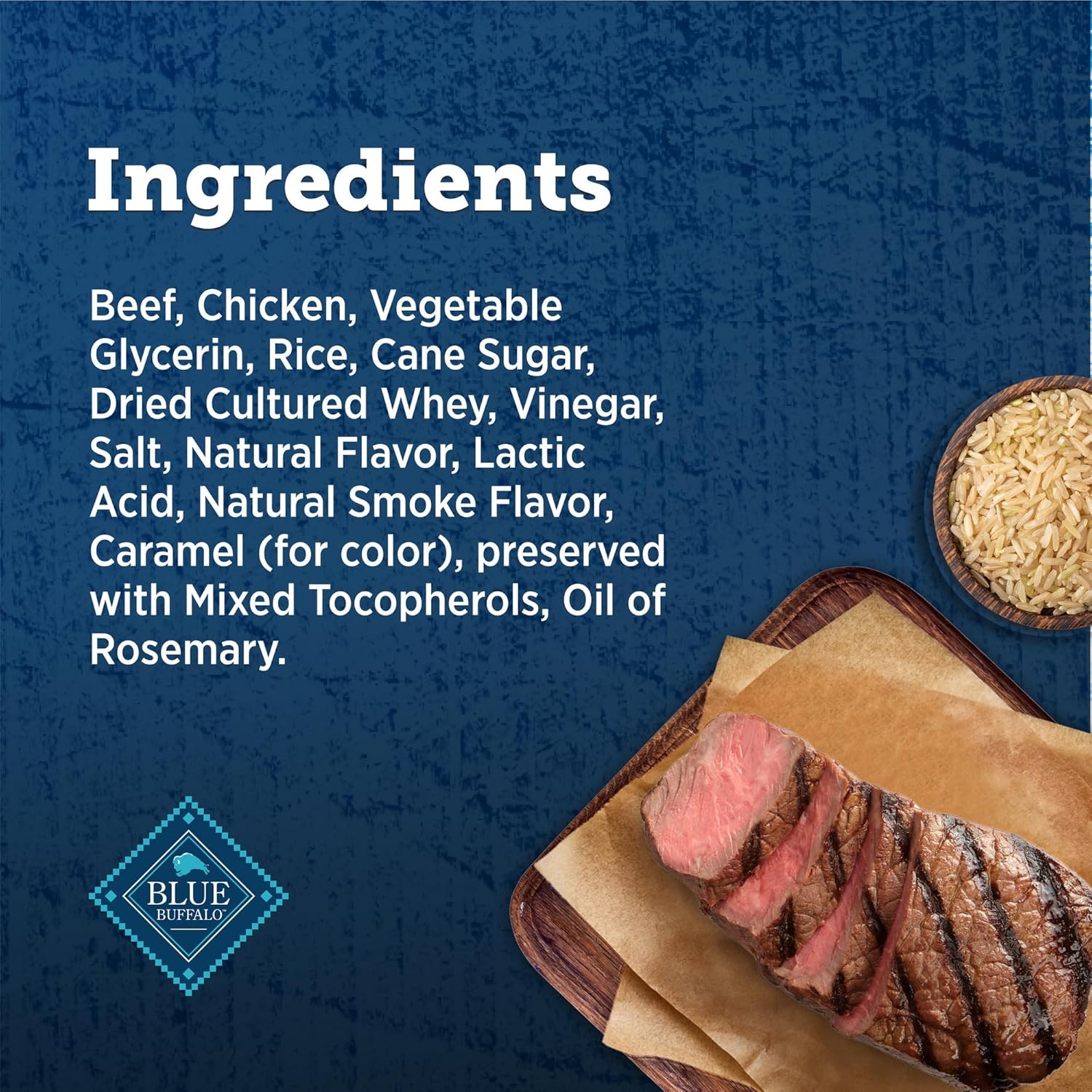 Blue Buffalo True Chews Premium Jerky Cuts Dog Treats, Made in The USA with Natural Ingredients, Beef, 30-oz. Bag - Image 5