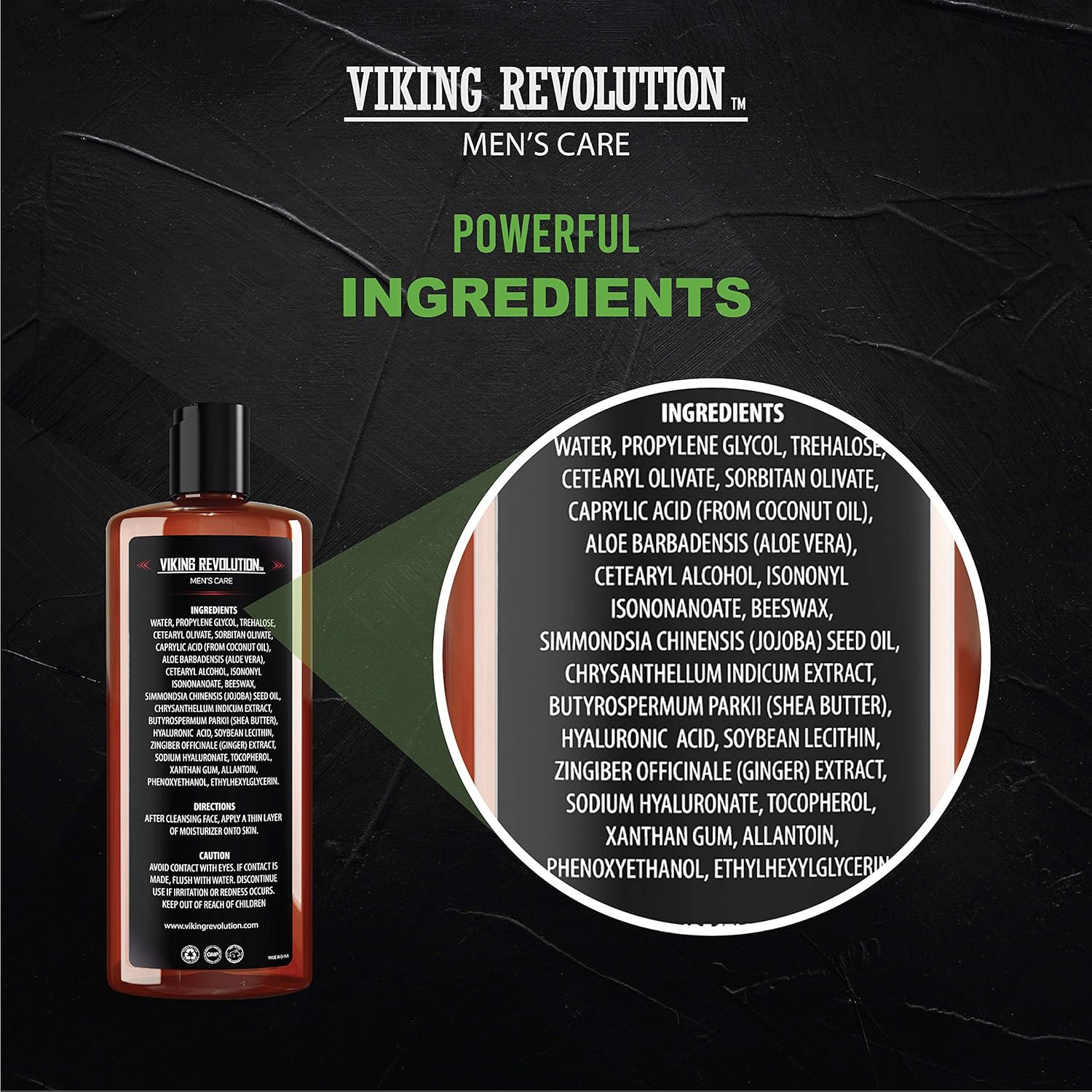 Viking Revolution - Natural Moisturizer Cream for Skincare, Anti Wrinkle & Anti Aging Facial Cream/Lotion, Mens Face Care - Image 4