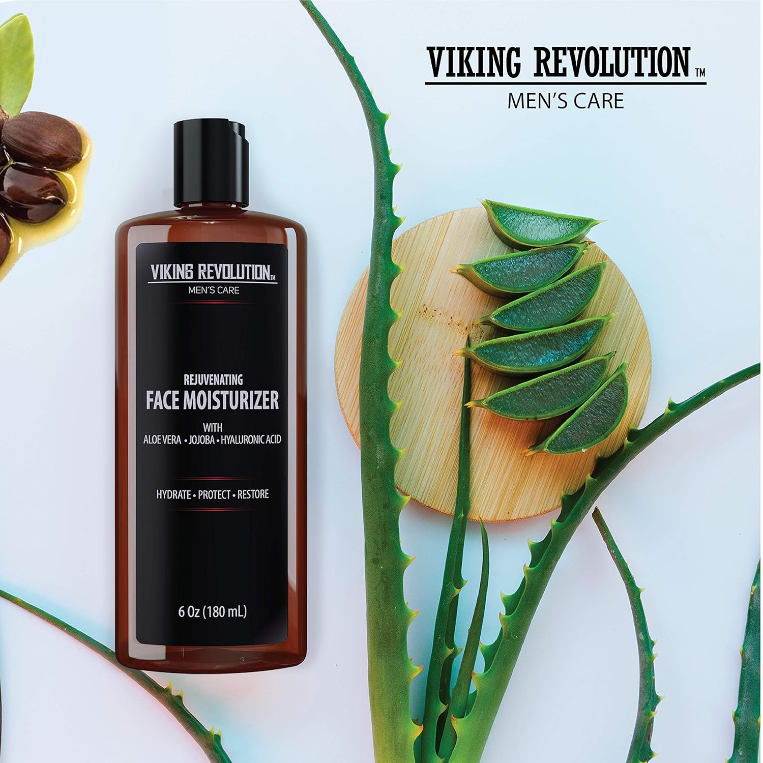 Viking Revolution - Natural Moisturizer Cream for Skincare, Anti Wrinkle & Anti Aging Facial Cream/Lotion, Mens Face Care - Image 7