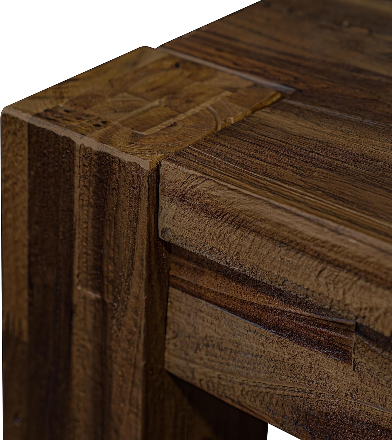 East West Furniture CN6-07-T Celina Dining Room Table - Rectangle Rustic Farmhouse Table , 36x60 Inch, Jacobean - Image 8