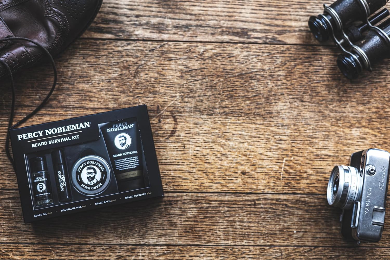 Beard Survival Kit, a Beard Grooming Kit containing a scented beard oil, beard balm, moustache wax, and a beard softener - Image 8