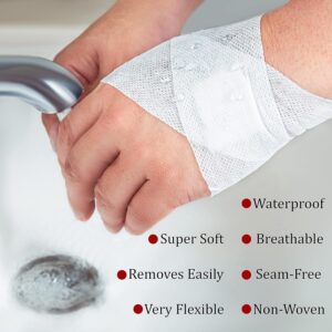 Dressing Retention Tape – 2″ x 11yd, 2 Rolls Premium Non-Woven Hypoallergenic Cloth – Secure and Gentle Adhesive for Wound Dressings – Latex-Free and Versatile for Sensitive Skin Care – HEALQU