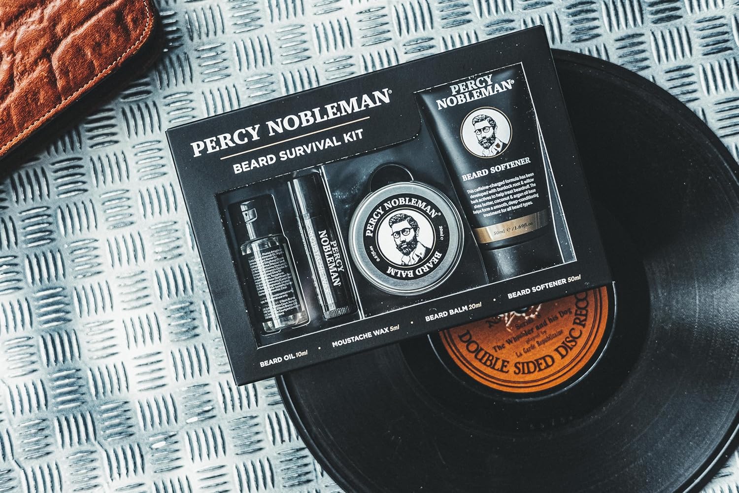 Beard Survival Kit, a Beard Grooming Kit containing a scented beard oil, beard balm, moustache wax, and a beard softener - Image 6