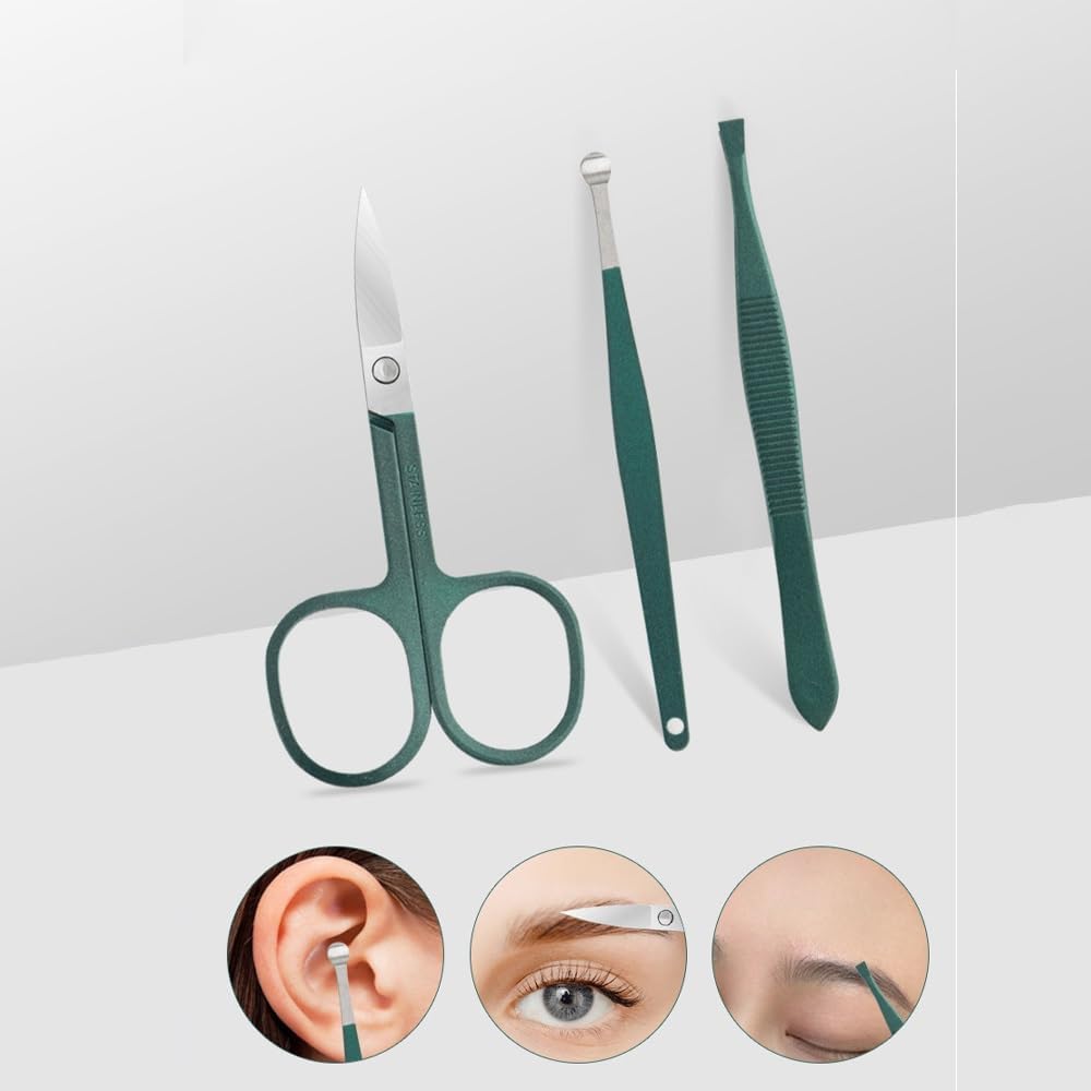 Nail Clippers Nail Clippers and Tools Set with Luxury Travel Case, Professional Nail Kit for Personal Care, Pedicure Set, Gift for Men, Women, Family, Friends, 9 Pieces Nail kit(Black) - Image 5