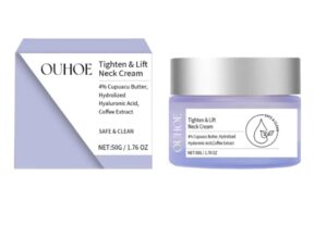 Okian Neck Cream for Tightening and Friming Reduce Wrinkles Anti Age with Hyaluronic Acid
