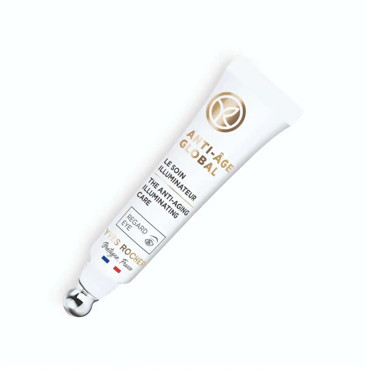 Yves Rocher Anti-Age Global Face Shine Lotion Moisturising Skin Hydration Day Care Eye and Face Cream Set of 3-122ml / 4.1 flOz and 15 ml./0.5 fl.oz. and 50 ml./1.7 fl.oz. - Image 6