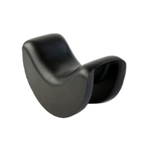 Betty Dain Neck-Eez Shampoo Bowl Neck Rest, Durable Sealed Foam Rubber, Provides Premium Comfort at Shampoo Bowl, Easy to Clean and Sanitize, Waterproof, Black