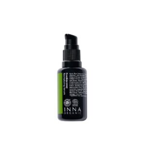 INNA Organic Rejuvenating Serum, Anti-aging, Wrinkle Care, Fine Lines & Tightening, EWG & COSMOS Certified | Frankincense Essential Oils Infused Skin Care | Luxury Clean Beauty
