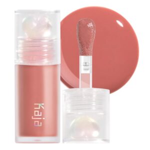 Kaja Lip Plumping – Juicy Glass 07 Fig Smoothie | Hydrating, Feel Plumped and Lightweight with Vitamin Tree Fruit Oil, Vegan, Cruelty-Free, Clear Tint Stain Shine Gloss Plumper, Long Lasting