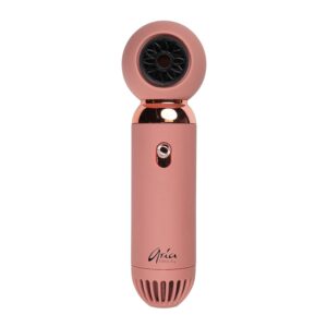 Aria Beauty Too Cute Compact Hair Dryer – Lightweight, Portable Blow Dryer with High or Low Settings – Negative Ionic Technology – Rose Gold – 1 pc