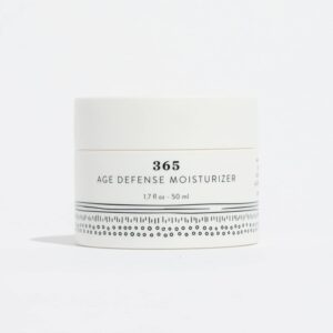 365 Age Defense Anti-Aging Anti-Pollution Moisturizer with Patented Marine Algae Extract + Hyaluronic Acid + Niacinamide | Free of Fragrances, Parabens, Oil, Dyes and Gluten | 1.7 Fl oz