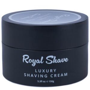 Luxury Shaving Cream for Men by Royal Shave, Rich, Soothing, Moisturizing, Hydrating & Nourishing Cream for Smooth, Close Shave (Made in UK) Sweet Tobacco