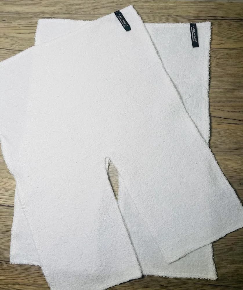 LANA BEAUTY Esthetician Cotton Terry Cloth Split Facial Towels. Massage Towels. New and Improved. - Image 3