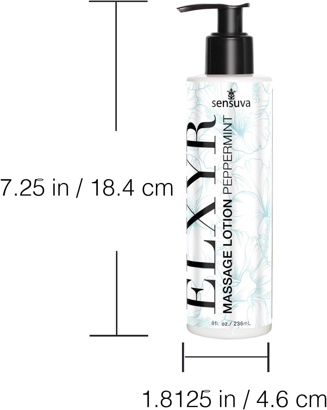 ELXYR Massage Lotion | Peppermint | Nourishes & Soothes Skin, Luxury Lotion for Women & Men | 8 fl.oz - Image 3