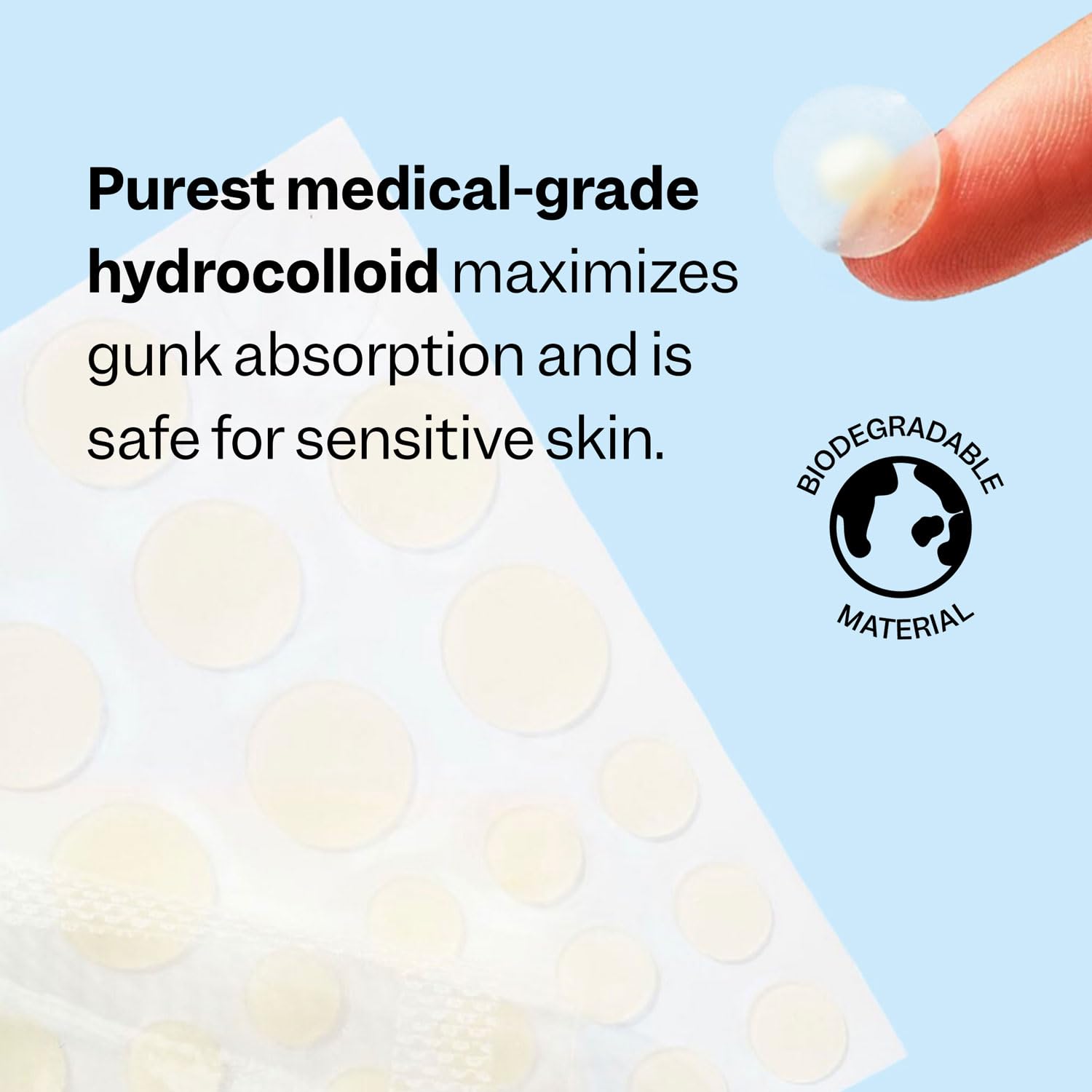 Peach Slices | Acne Spot Dots | Hydrocolloid Acne Patches | For Zits, Blemishes, & Breakouts | Vegan | Cruelty-Free | Pimple Patches | Facial Skin Care Products | 3 Sizes (7mm, 10mm, & 12mm) | 30 Ct - Image 3