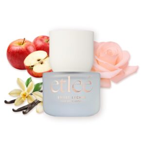 Sweet Lychee Eau de Parfum 1.01oz, Fruity Floral Long Lasting Perfume With Vanilla, Apple, Lemon, Amber, Musk, Rose & Jasmine, Layerable Luxury Fragrance for Women & Men for Everyday Wear