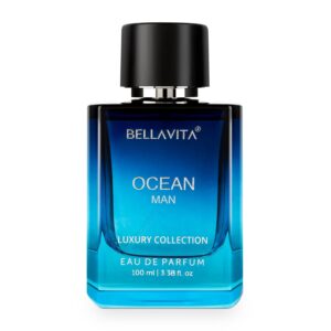 Be.lla Vit.a Luxury Men Ocean Aquatic Eau De Parfum With Marine, Orchid & Musk|Long Lasting Fresh Citrusy & Woody Edp Fragrance Scent Liquid Perfume,100 Ml