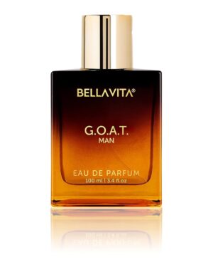 BellaVita- Luxury G.O.A.T Man Eau De Parfum, Bergamot, Patchouli & Vetiver, 100 ml, Fl Oz 3.38