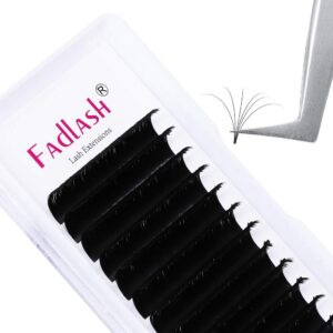 Volume Lash Extensions 0.05 0.07 Self Fanning Eyelash Extensions C D DD Curl 5D 7D Easy Fanning Volume Lashes 8D 10D 8-20mm Length (0.05-C, 11mm)