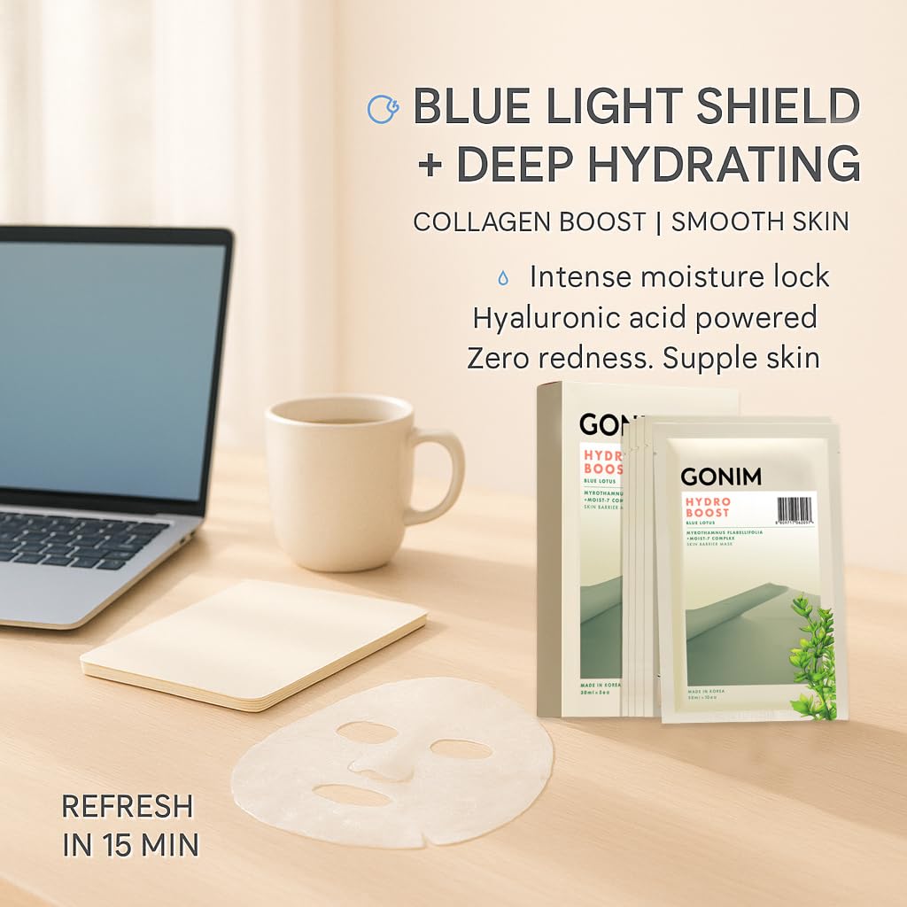 Face Mask Korean Skin Care with Hyaluronic Acid & Collagen Activation- Face Masks Skincare Hydration, Anti Aging & Moisturizing Sheet Mask for All Skin Korean Face Mask 30ml x15 Sheets - Image 4