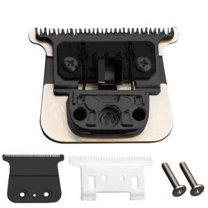 FX707 Premium Replacement Trimmer Blade Compatible with BaByliss PRO FX787, FX726, LoPROFX, and Barberology Trimmers (Black)