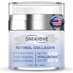 Instant Face Lift Cream with Retinol,Collagen & Hyaluronic Acid,Retinol Face Moisturizer for Wrinkles, Neck & Décolleté, Neck Firming Cream for Women & Men, 1.7 Fl Oz