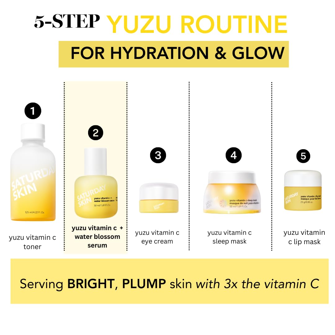 Vitamin C Serum For Face From Yuzu - Brightening Formula With Hyaluronic Acid 7 Peptide Mix And Niacinamide, Deeply Hydrate, Improve Uneven Skin Texture, Vegan, Korean Skin Care (50 ml) - Image 7