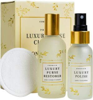 Leather Purse Cleaner & Conditioner for Handbags, Designer Bags, and Luxury Purses, Recommended Leather Cleaner for Handbags & Leather Conditioner for Purses by Combat Cleaner