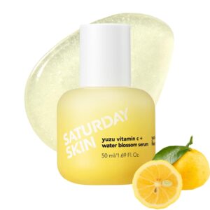 Vitamin C Serum For Face From Yuzu – Brightening Formula With Hyaluronic Acid 7 Peptide Mix And Niacinamide, Deeply Hydrate, Improve Uneven Skin Texture, Vegan, Korean Skin Care (50 ml)