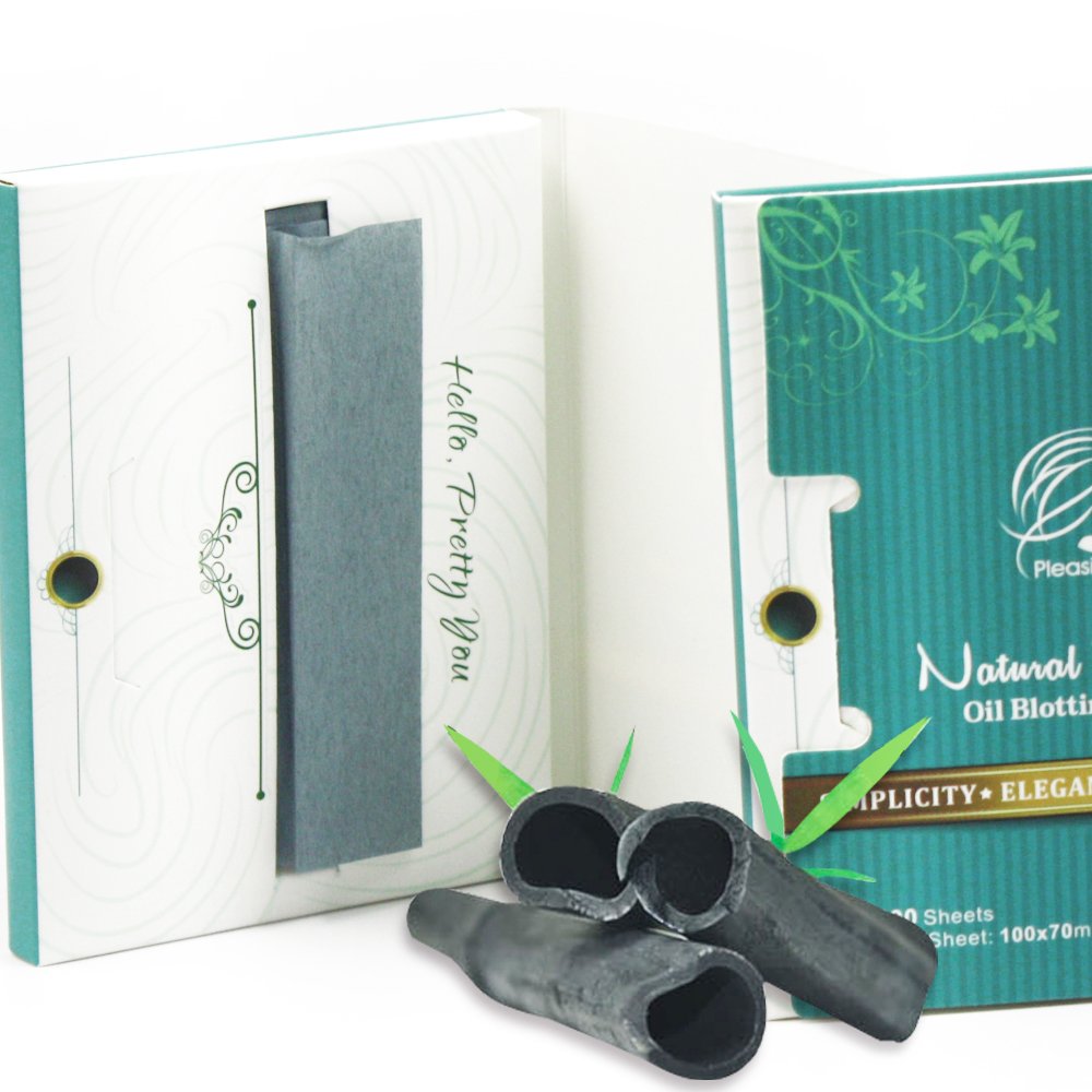 Premium Facial Oil Blotting Paper, 200 Counts - Natural Bamboo Charcoal Face Blotting Sheets, Easy Take Out Design - Top Handy Oil Absorbing Tissues - Oily Skin Care or Make Up Must Have! - Image 6