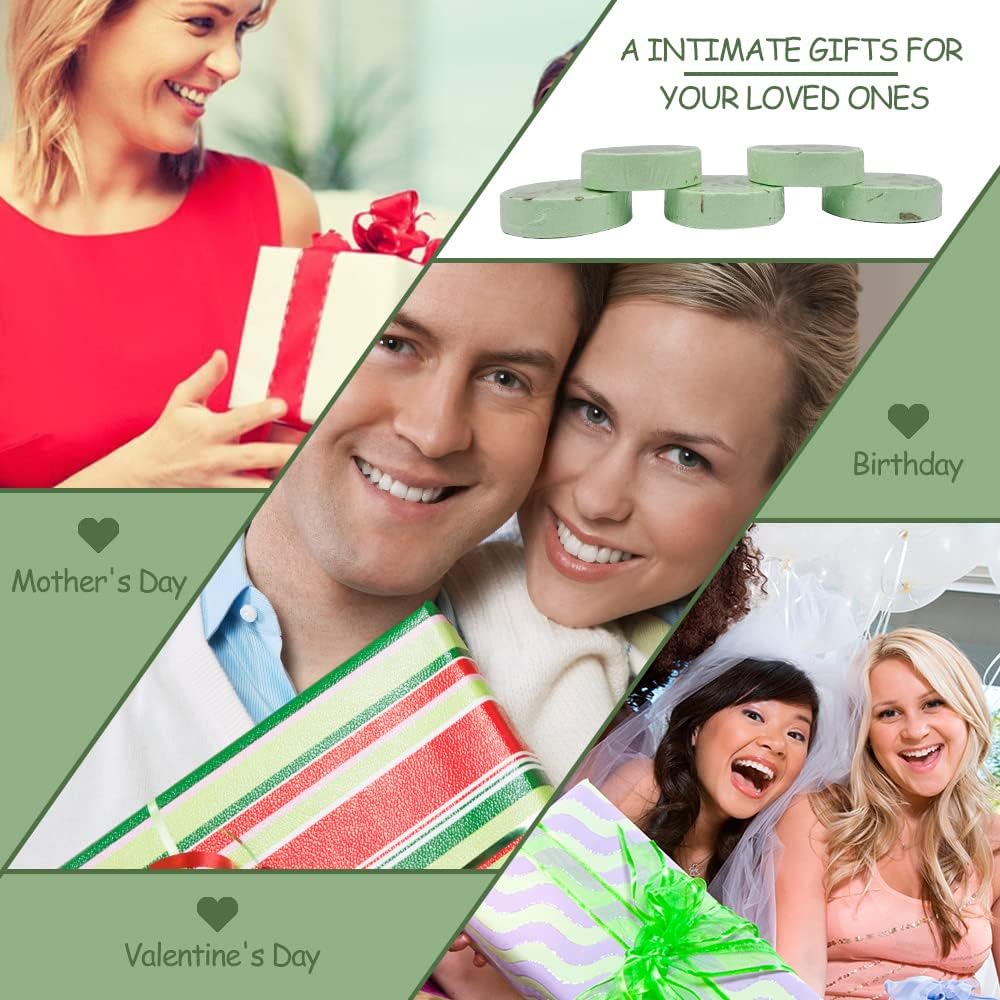 Eucalyptus Shower Steamers Organic Aromatherapy Shower Bombs with Essential Oil 6 Shower Vapor Tablets for Relaxation and Personal Care. Great Stocking Stuffer for Christmas Hanukkah - Image 4