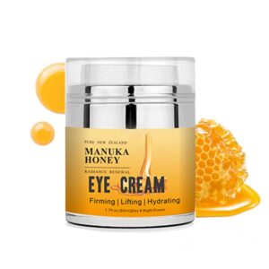 Manuka Honey Eye Cream Anti-aging Eye Cream Anti-wrinkle Under Eye Cream Fades Fine Lines Lifting and Firming Improve Dark Circles and Puffiness