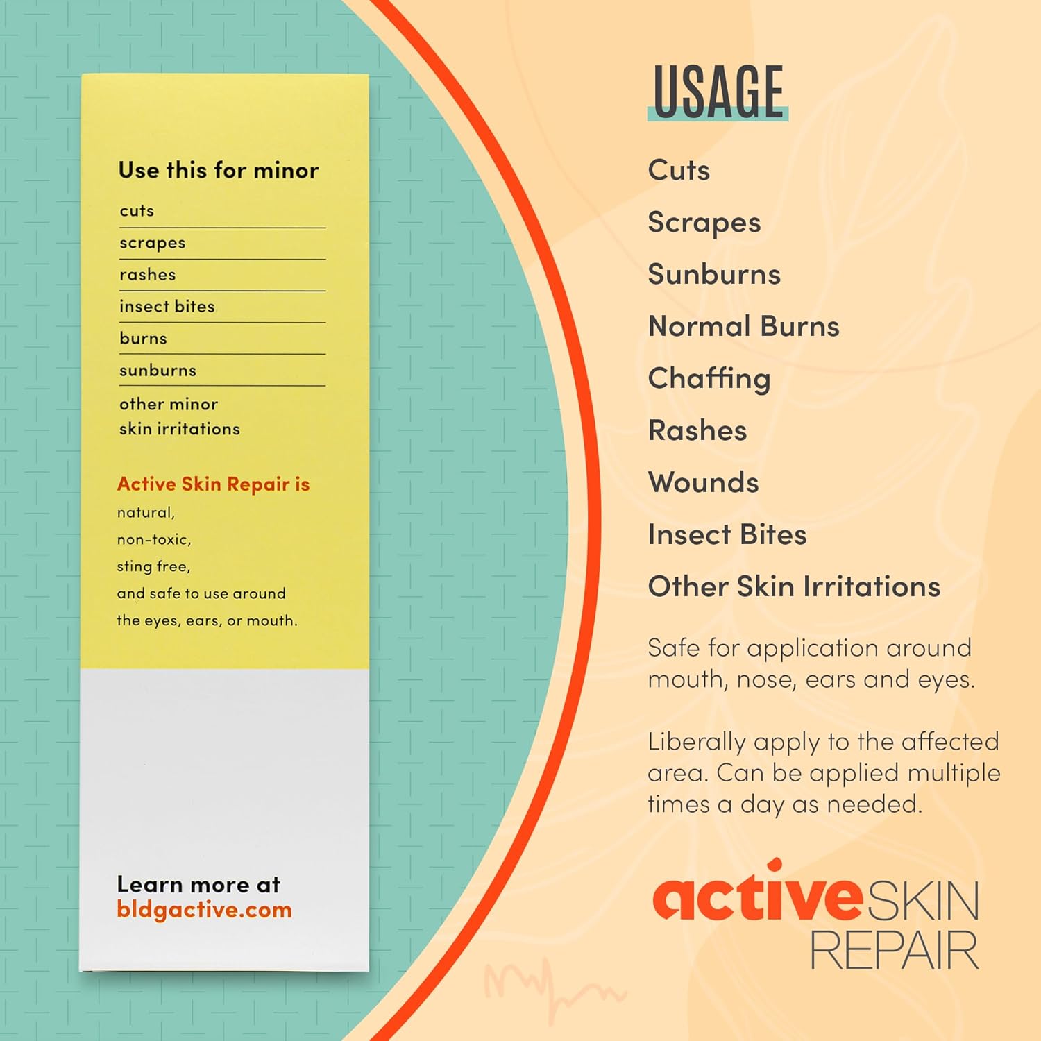 Active Skin Repair Kids First Aid Spray - Non-Toxic & Natural Kids Antiseptic Formula for Minor Cuts, Wounds, Scrapes, Rashes, Sunburns, and Other Skin Irritations (3oz Spray) - Image 7