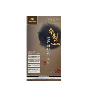 Luxury Hair Color Cream (5S Natural Brown) 120g + 120g